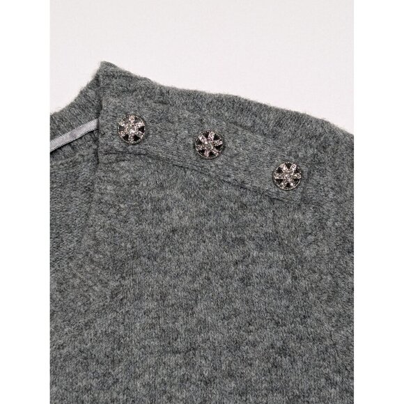 Lane Bryant Sweater Sparkle Rhinestone Holiday Party Gray Womens Plus Size 26/28 - Picture 3 of 9
